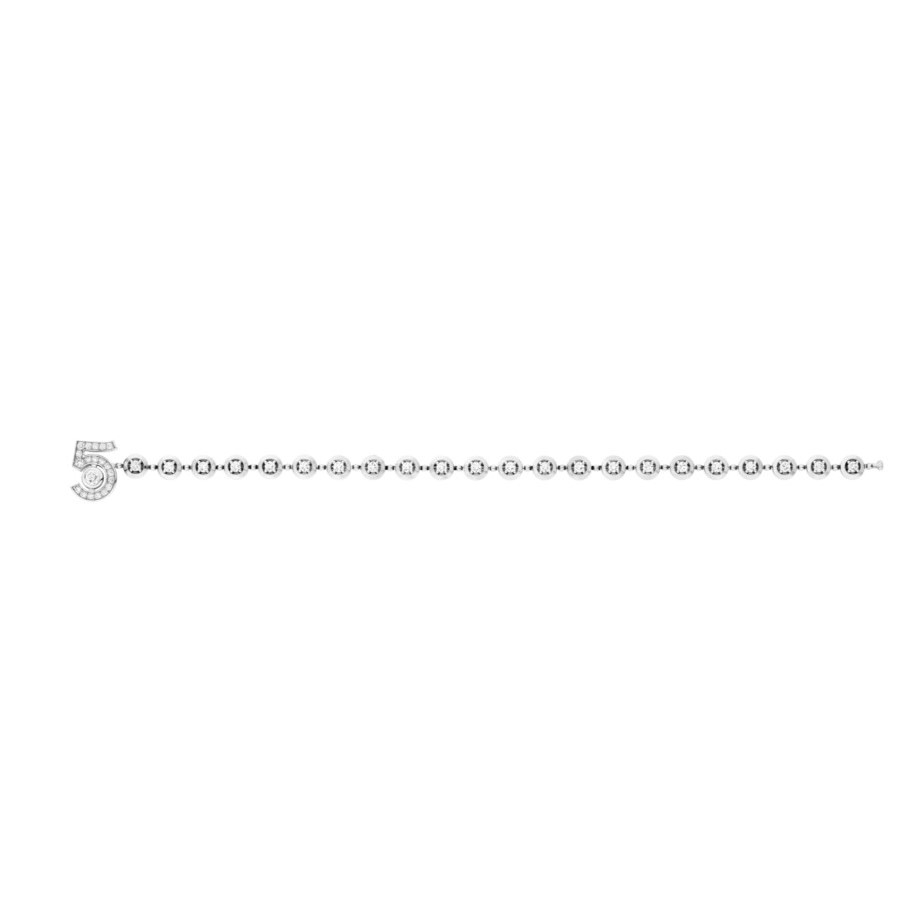 Chanel Eternal N°5 Bracelet Silver Hardware For Women J13665