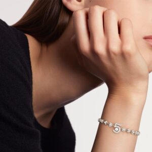 Alternative view of Chanel Eternal N°5 Bracelet Silver Hardware For Women J13665