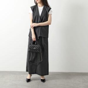 Alternative view of Chanel Flap Bag Large Top Handle 9.4in/ 24cm Black Gold Hardware For Women A92990 B05061 94305