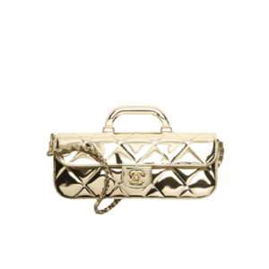Chanel Flap Bag Large Crossbody 11.8in/ 30cm Light Gold Metallic Gold Hardware For Women AS5807 B21985 NT671