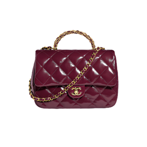Chanel Flap Bag Medium Crossbody 9.8in/ 25cm Burgundy Gold Hardware For Women AS5043 B17665 NZG79
