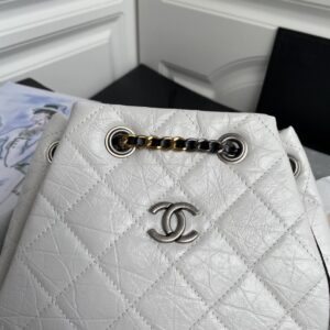 Alternative view of Chanel Gabrielle Backpack White For Women 8.3in / 21cm A94485