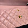 Chanel Classic Large Crossbody Bag 11.7in/ 30cm Light Pink Gold Hardware For Women A58600 Y04059 NW780 - Image 7