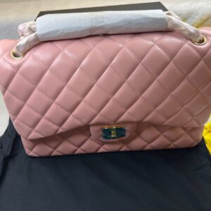 Alternative view of Chanel Classic Large Crossbody Bag 11.7in/ 30cm Light Pink Gold Hardware For Women A58600 Y04059 NW780