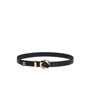 Chanel Leather Belt Black For Women AAB765-B23546-U7713
