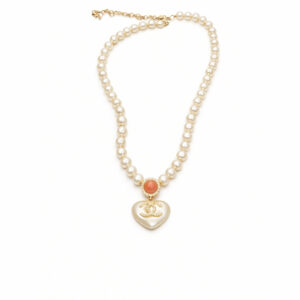 Chanel Love Pearl Necklace White For Women