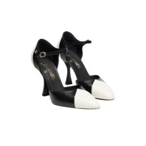 Chanel Mary Janes Black/ White For Women G47287-B24815-UB005