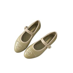 Chanel Mary Janes 24SS Dark Beige For Women