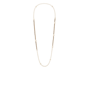 Chanel Metal And Pearls Long Necklace Gold Hardware For Women ABI031-B25739-UC951