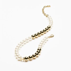 Alternative view of Chanel Metal And Pearls Necklace Gold Hardware For Women ABI030-B25739-UC951