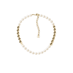 Chanel Metal And Pearls Necklace Gold Hardware For Women ABI030-B25739-UC951