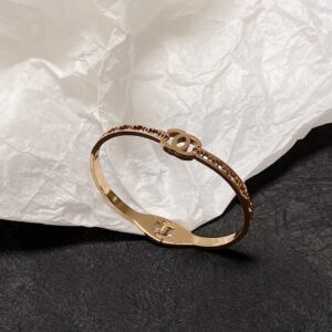 Alternative view of Chanel Mother Of Pearl Bracelet Gold For Women