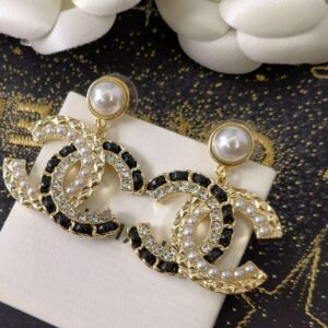 Alternative view of Chanel Pearl Stud Earrings White For Women
