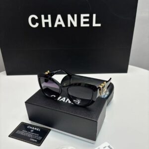 Alternative view of Chanel Plastic Sunglasses Black For Women