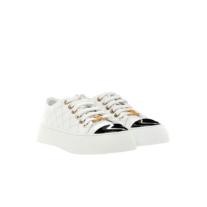 Chanel Platform Sneakers White/ Black For Women