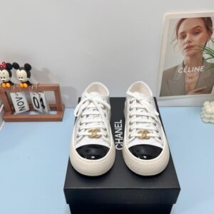 Alternative view of Chanel Platform Sneakers White/ Black For Women