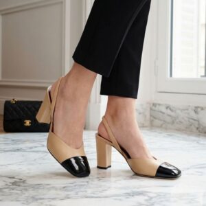 Alternative view of Chanel Slingbacks Beige/ Black For Women G47204-B24273-U9753