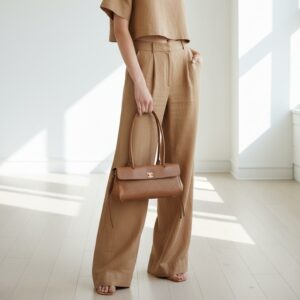 Alternative view of Chanel Small Shopping Shoulder Bag 12.6in/ 32cm Camel Gold Hardware For Women