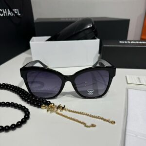 Alternative view of Chanel Square Sunglasses Black For Women A71510 X02016 S2218