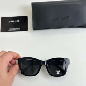 Alternative view of Chanel Square Sunglasses Black For Women