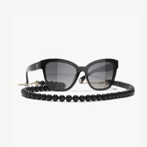 Chanel Square Sunglasses Black For Women A71510 X02016 S2218