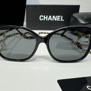 Alternative view of Chanel Square Sunglasses Black For Women A40911 X06074 S2214