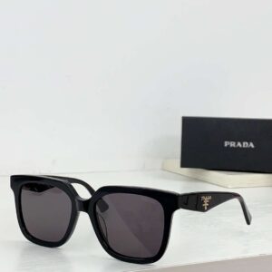 Alternative view of Prada Sunglasses Squares Gradient Black