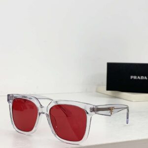 Alternative view of Prada Sunglasses Squares Gradient White