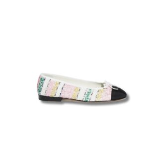 Chanel Ballet Flats Light Pink For Women G02819 B16606 NX868