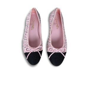 Chanel Ballet Flats Pink For Women
