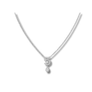 Chanel Eternal N°5 Necklace White Gold For Women J11991
