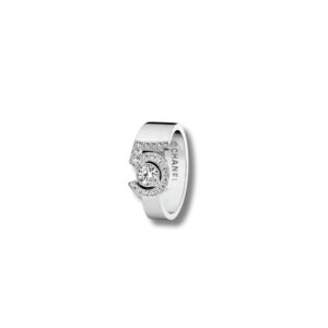 Chanel Eternal N°5 Ring White Gold For Women J12002
