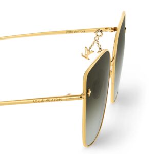 Alternative view of Louis Vuitton Charm Cat Eye Sunglasses Gold For Women Z1720U