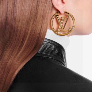 Alternative view of Louis Vuitton Classic Stud Earrings Gold For Women