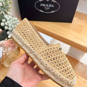 Alternative view of Prada Crochet Espadrilles Beige For Women 1S055N_3LLQ_F0018_F_020