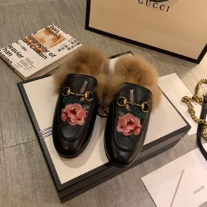 Gucci Re-Edition Women's Princetown Mules Black For Women