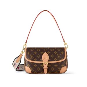 Louis Vuitton Diane Satchel Brown For Women 24cm / 9.4in M45985