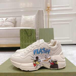 Alternative view of Gucci Disney x Donald Duck Rhyton Sneaker White For Men 646506 DRW00 9522