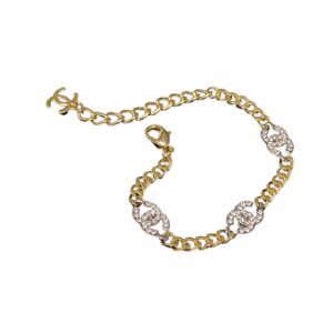 Chanel Double C Bracelet Gold For Women