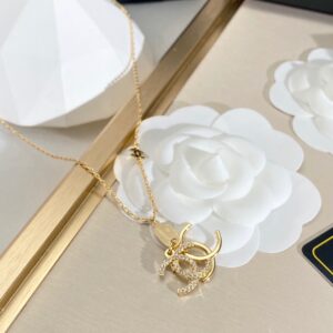 Alternative view of Chanel Double C Necklace Gold For Women