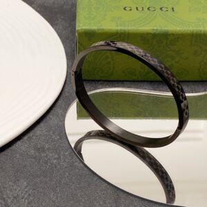 Alternative view of Gucci Double G Bracelet Black For Women