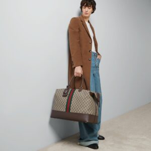Alternative view of Gucci Duffle Bag Begie 18.9 In/ 48 Cm 760228 96IWT 8745