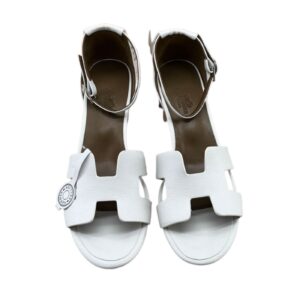 Hermes Encens 50 Sandal White For Women H221119Z 90395