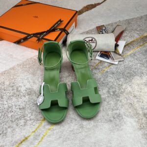 Alternative view of Hermes Encens 50 Sandal Green For Women