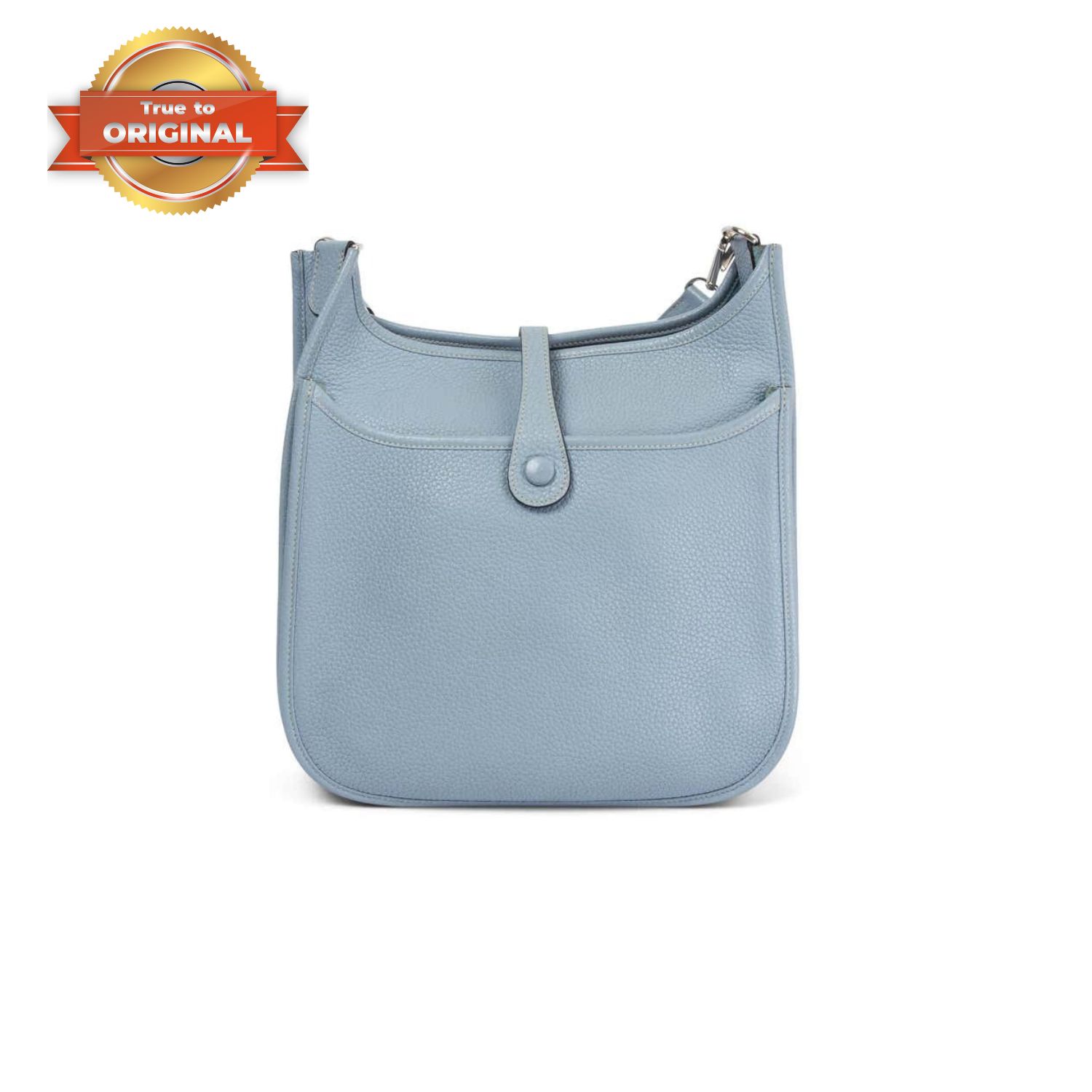Hermes Evelyne III 29 Bag Light Blue With Silver-Toned Hardware For Women, Women's Shoulder And Crossbody Bags 11.4in/29cm H056277CK18 - Image 5