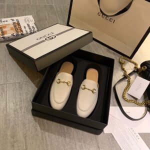 Alternative view of Gucci Women's Princetown Slipper White For Women GG 423513 C9D00 9022
