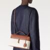 Loro Piana Extra L27 Top Handle Bag 11in/ 27cm Natural/ Caramel Sugar For Women FAO3001 B4AU - Image 2
