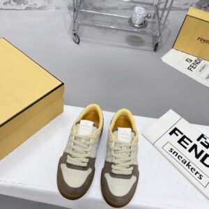Alternative view of Fendi FD Fendi Match Low Tops Sneakers Brown For Women 7E1493AHH2F1FHU