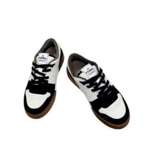 Fendi FD Fendi Match Low Tops Sneakers Black For Women 7E1493AHH2F1FZB