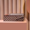 Louis Vuitton Pochette Felicie Shoulder Bag 8.3in/ 21cm Brown Gold Hardware For Women N63032 - Image 11